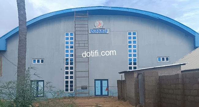 Image of the Dunamis church before its collapse on Tuesday morning 