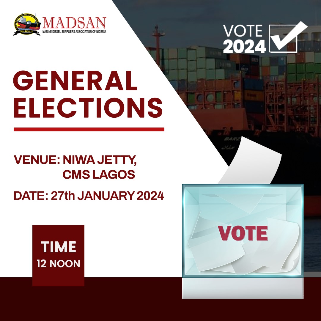 Marine Diesel Suppliers Association of Nigeria general elections to hold this Saturday