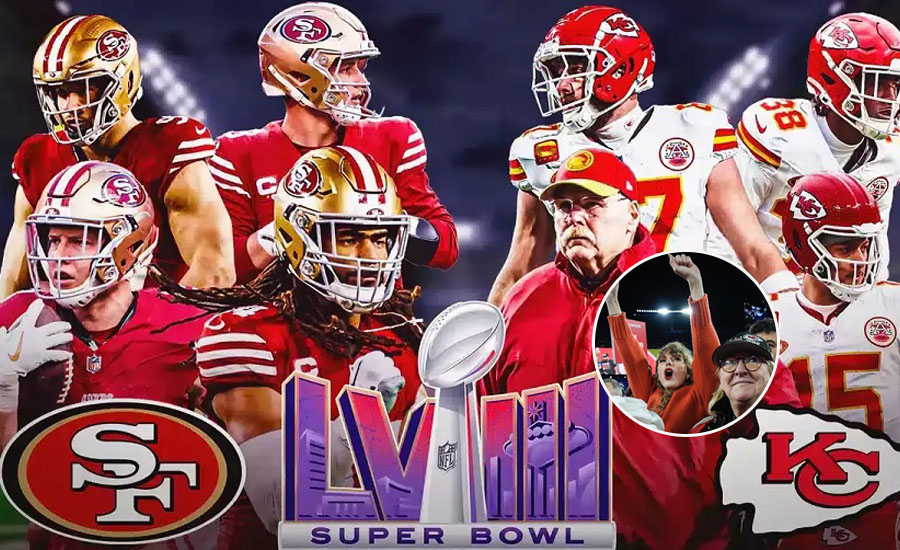 Chiefs Vs 49ers Super Bowl and Taylor Swift with Donna Kelce