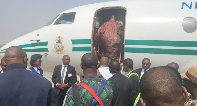 VP Shettima shows support for Nigeria as they take on Bafana Bafana in the AFCON semi final 