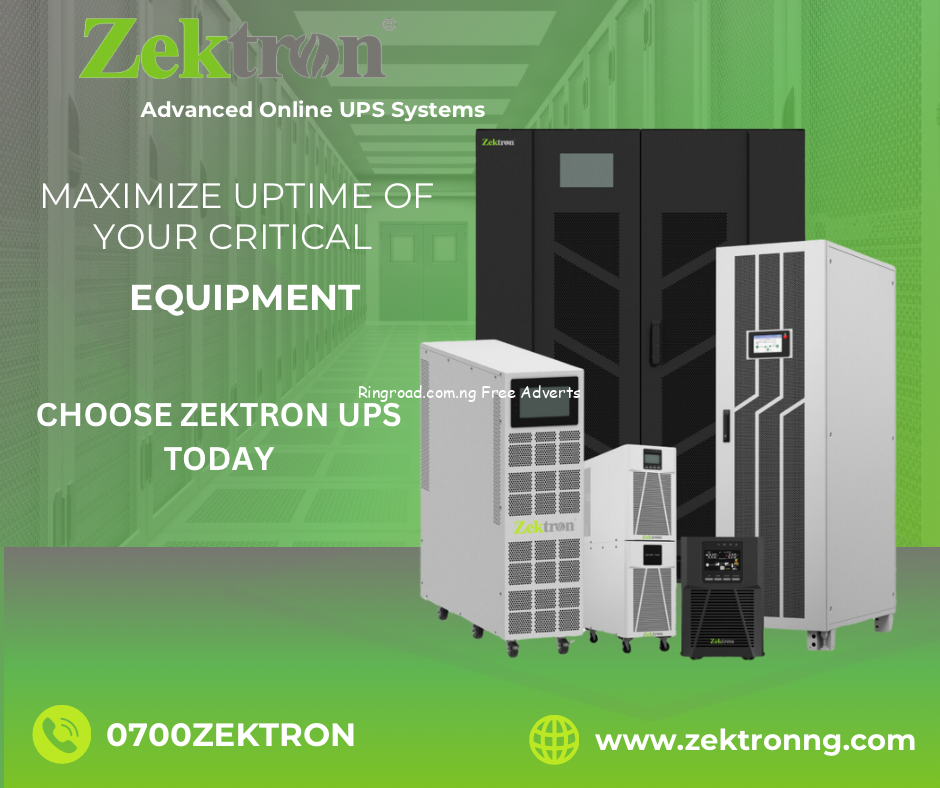 Maximize Your Operations Uptime with Zektron Online UPS! 